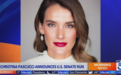La ex-reportera de KTLA 5 Christina Pascucci se presenta como candidata al Senado de EE.UU.